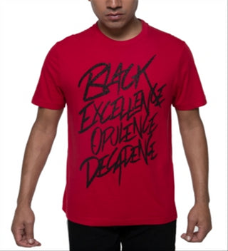 Camiseta Sean John Masculina Excellence Glitter Vermelha Tamanho 4X-G