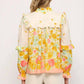 Fate - Floral Whimsy Ruffle Blouse
