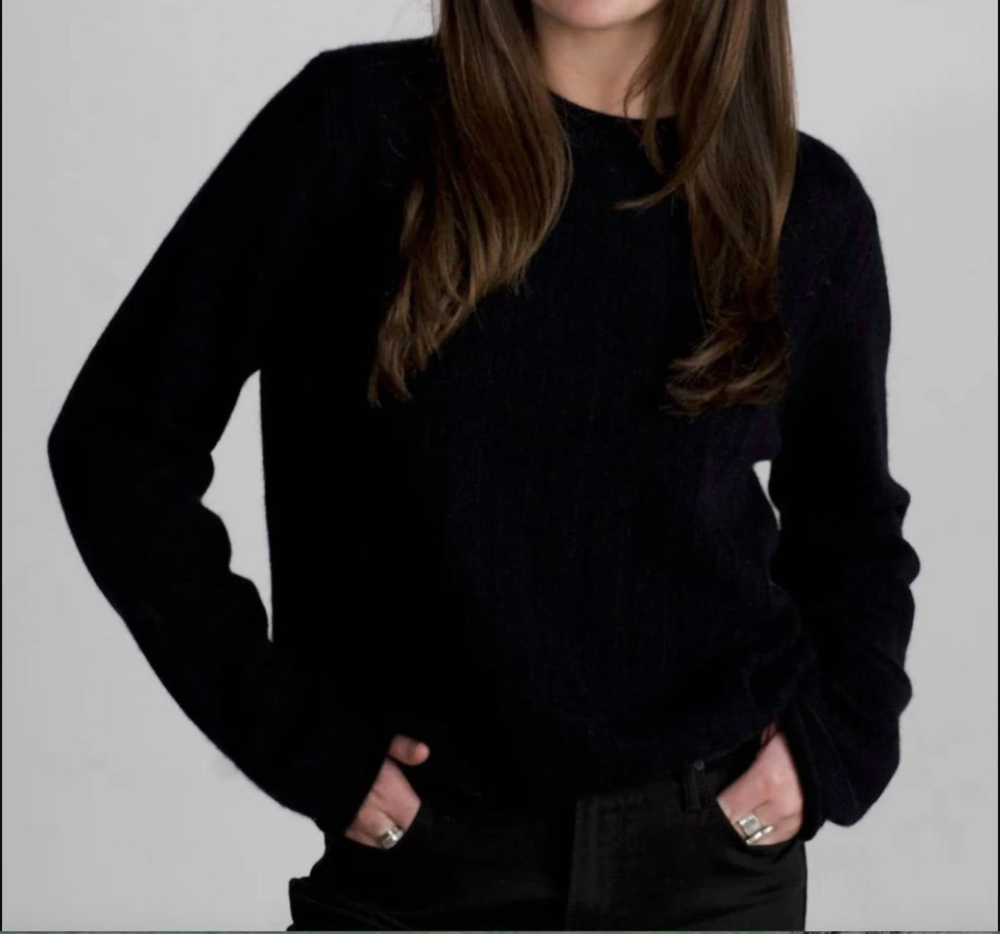 Archer Cashmere - Weston Rib Crew Sweater