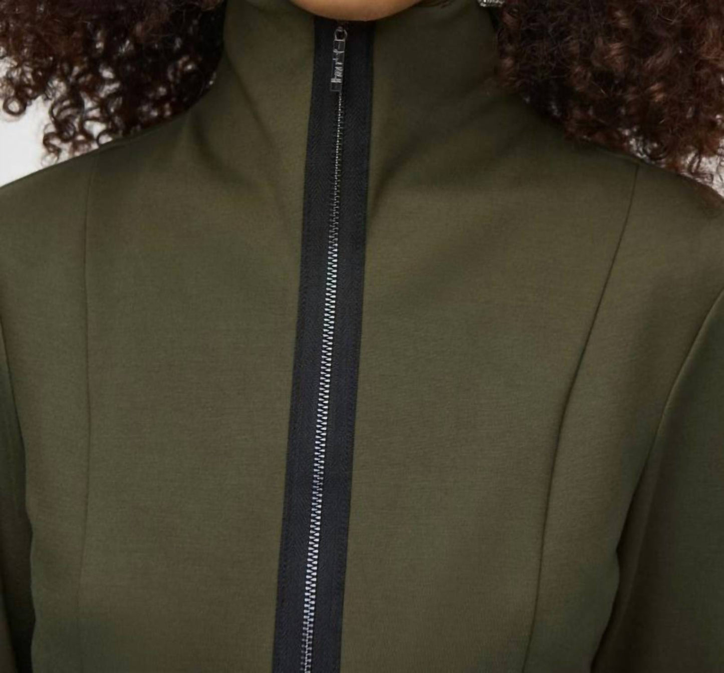 Joseph Ribkoff - Zip Front Cocoon Long Coat
