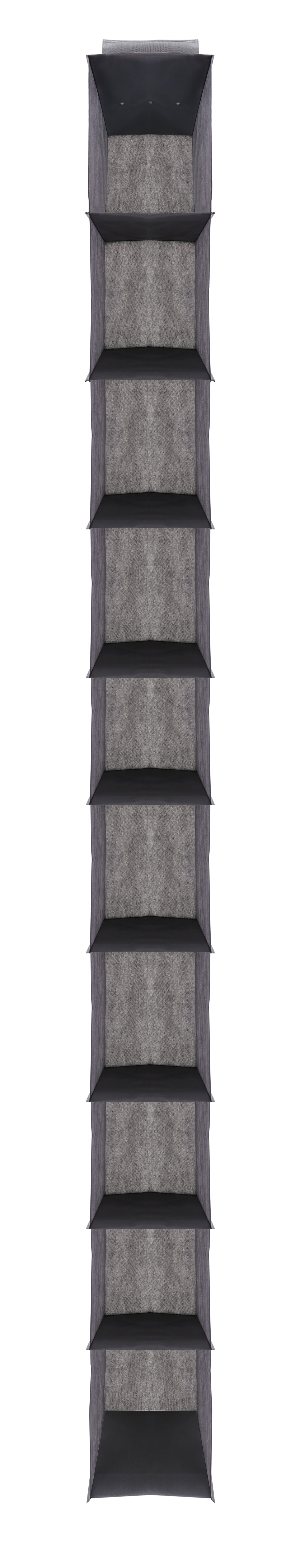 Organizador de armário suspenso J&amp;V TEXTILES, 6 prateleiras e 10 prateleiras para armazenamento suspenso 