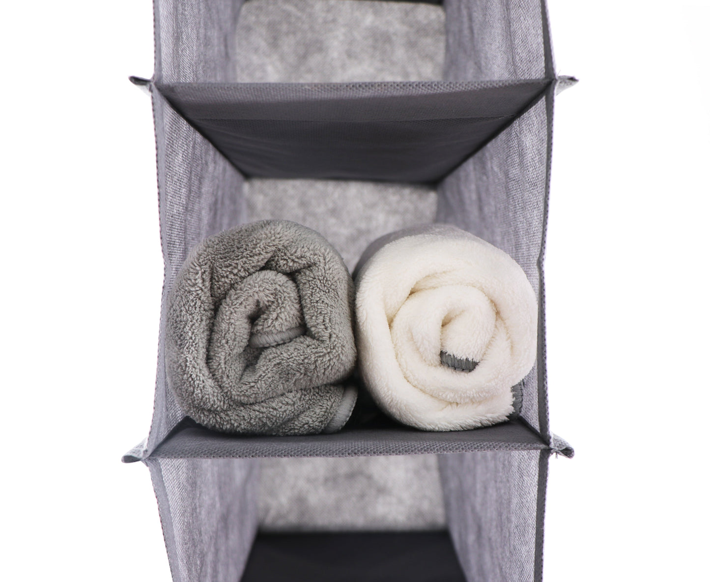 Organizador de armário suspenso J&amp;V TEXTILES, 6 prateleiras e 10 prateleiras para armazenamento suspenso 