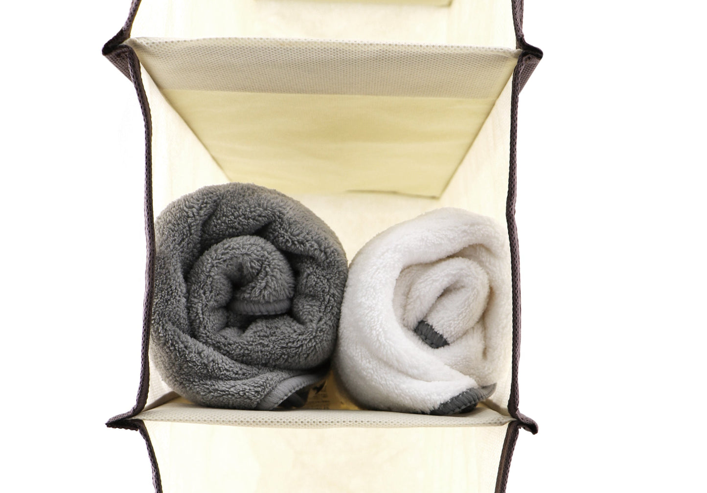 Organizador de armário suspenso J&amp;V TEXTILES, 6 prateleiras e 10 prateleiras para armazenamento suspenso 