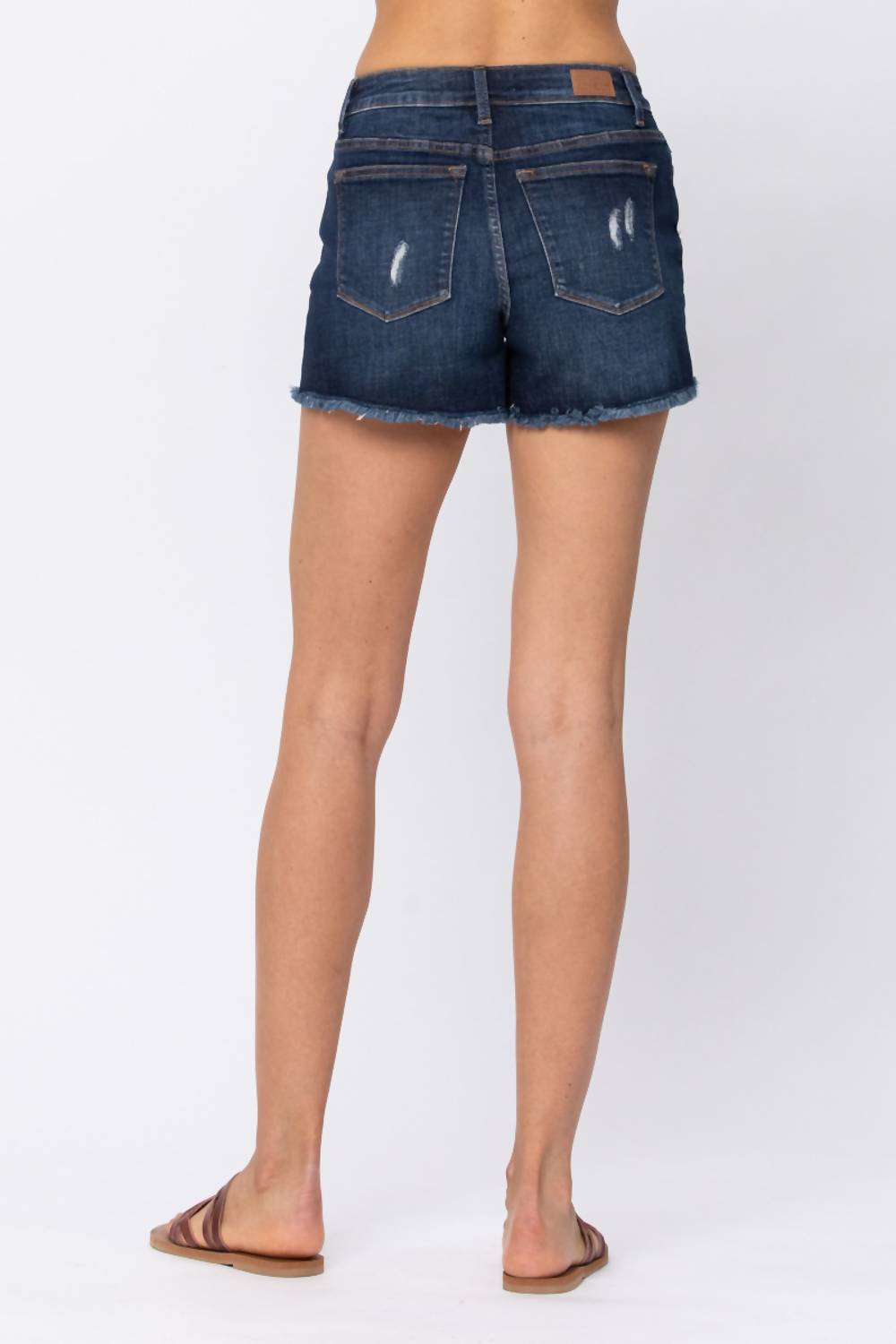 Judy Blue - High Rise Camo Patch Shorts