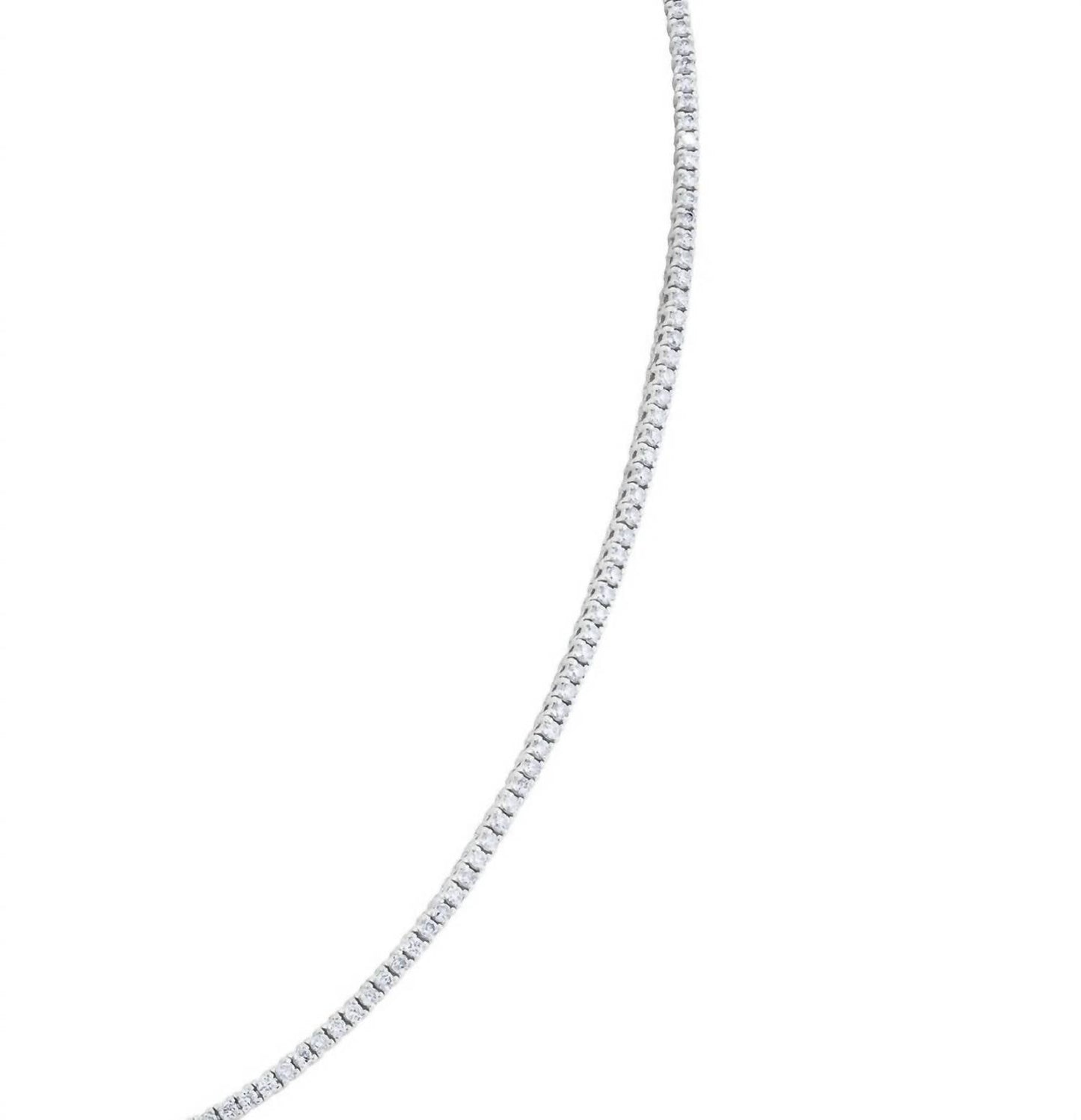 Diana M Jewels - 3.00 Cts Diamond Tennis Necklace