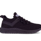 Tênis de malha feminino Pony, preto, tamanho 7,5 m