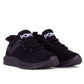 Tênis de malha feminino Pony, preto, tamanho 7,5 m