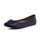 Sapatilhas de balé femininas Wanted Bellissa Woven, azuis, tamanho 8,5 m