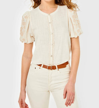 Cartolina Nantucket - Adeline Linen Top