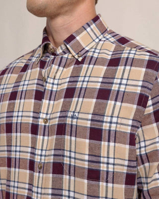 Southern Tide - Men's Sweetgrass Plaid Beach Flannel Sport Shirt