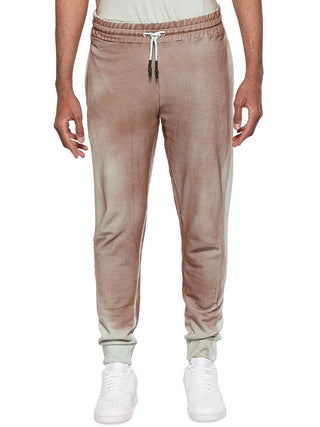 Calça de moletom masculina Eleven Paris para treino, bege, tamanho médio