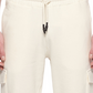 Calça cargo masculina de algodão Elevenparis, branca, tamanho médio