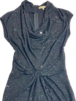 Michael Kors - Women's Sequin Mermaid Front Twist Evening Gown