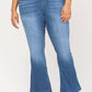 Cello - Mid Rise Flare Jeggings - Plus