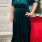 1 The Woman - Women's Dahlia Velvet Maxi Dress