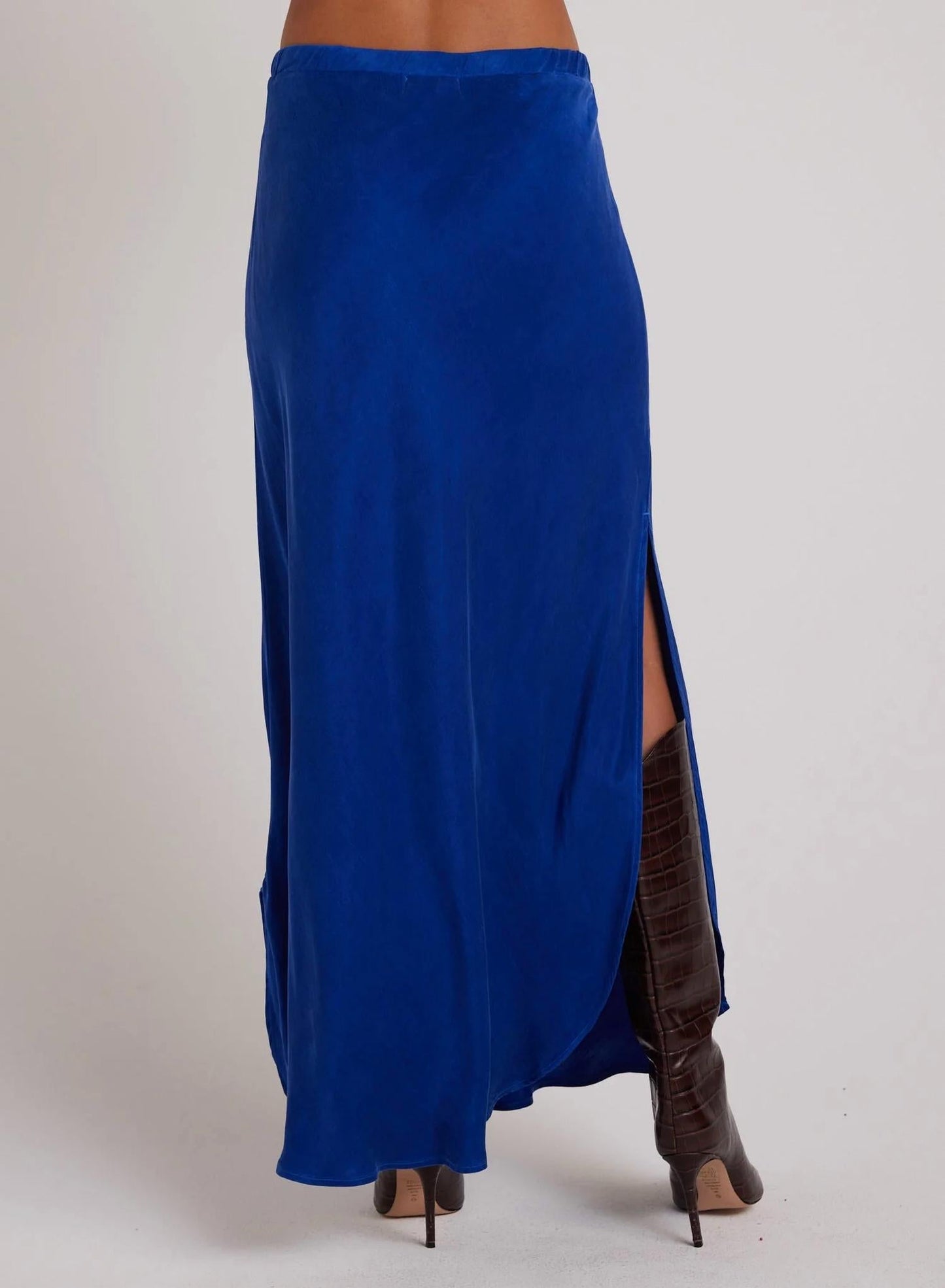 Bella Dahl - Asymmetric Side Slit Bias Skirt