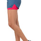 Shorts ASICS Cool 2 em 1 3,5 polegadas feminino azul/rosa pixel