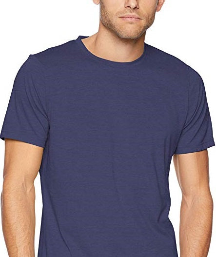 Camiseta ASICS Solution Dye Manga Curta Masculina Azure Pequena Azure Tamanho Pequena