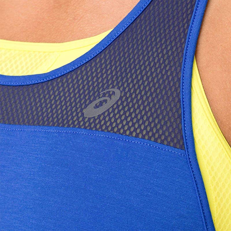 Regata feminina ASICS com alças largas Illusion Blue