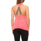 Regata Adidas 3 Stripes Feminina Vermelho Choque/Vermelho Mesclado