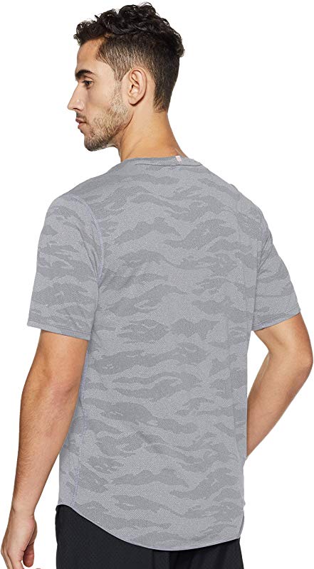 New Balance Q Speed ​​Breathe Masculino Manga Curta Cinza Atlético