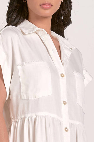 Elan - Vestido curto em camadas