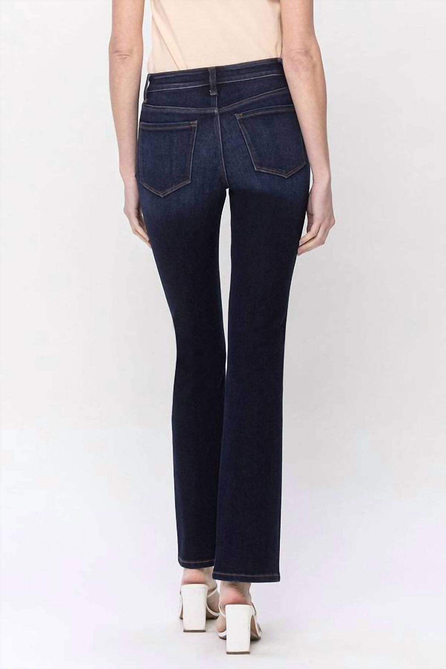 Vervet By Flying Monkey - Miranda Mid Rise Boot Cut Jeans