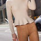 Generation Love - Penache Peplum Long Sleeve Sweater
