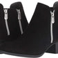 Botas femininas de camurça Ravi, Adrienne Vittadini, pretas, tamanho 11 M