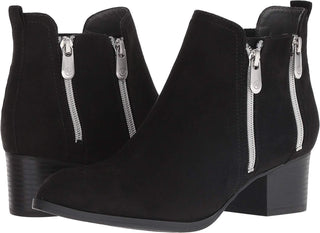 Botas femininas de camurça Ravi, Adrienne Vittadini, pretas, tamanho 11 M