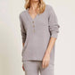 Barefoot Dreams - Cozy Chic Ultra Lite Rib Back Placket Henley