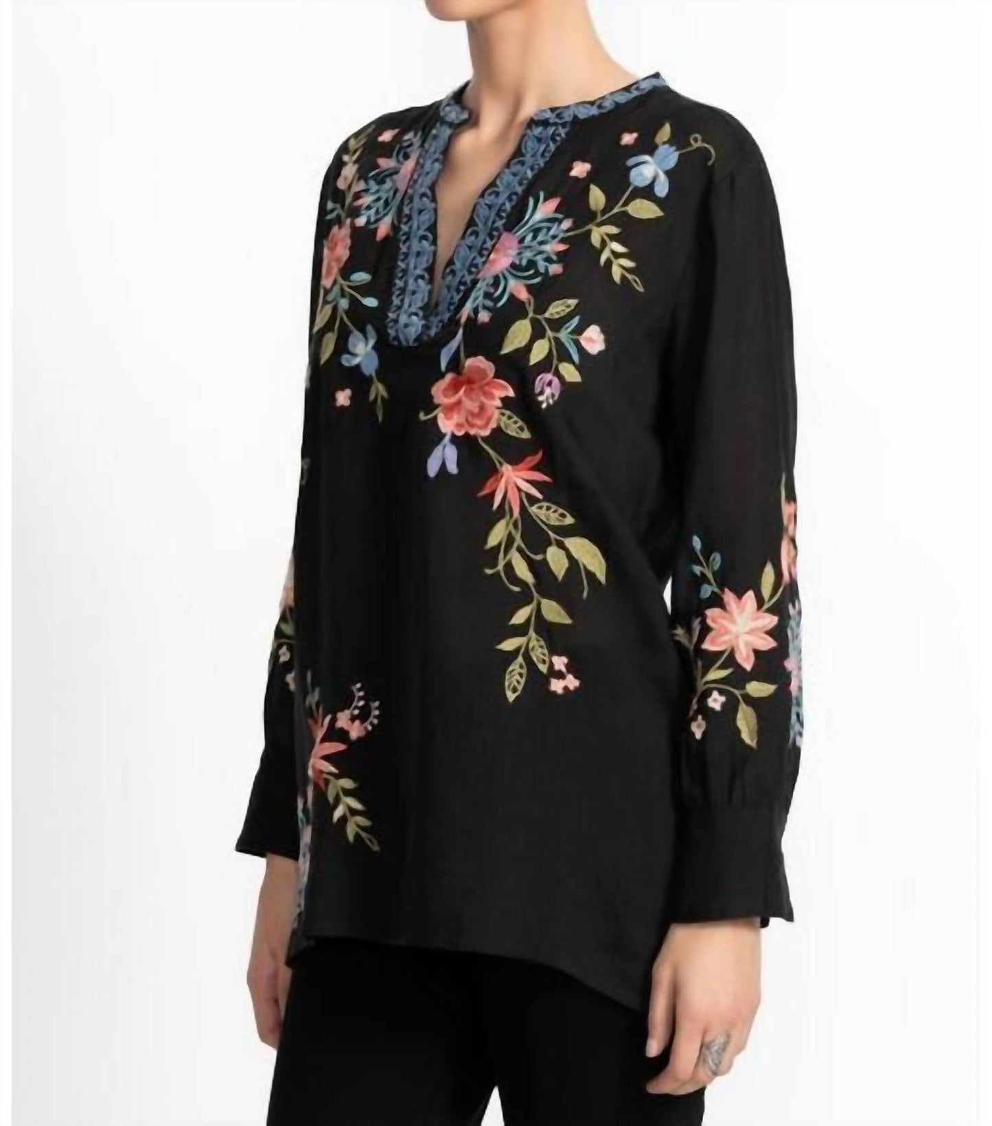 Johnny Was - KAMIKO HENLEY VOYAGER TUNIC