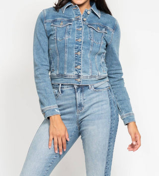 Judy Blue - Classic Vintage Wash Denim Jacket