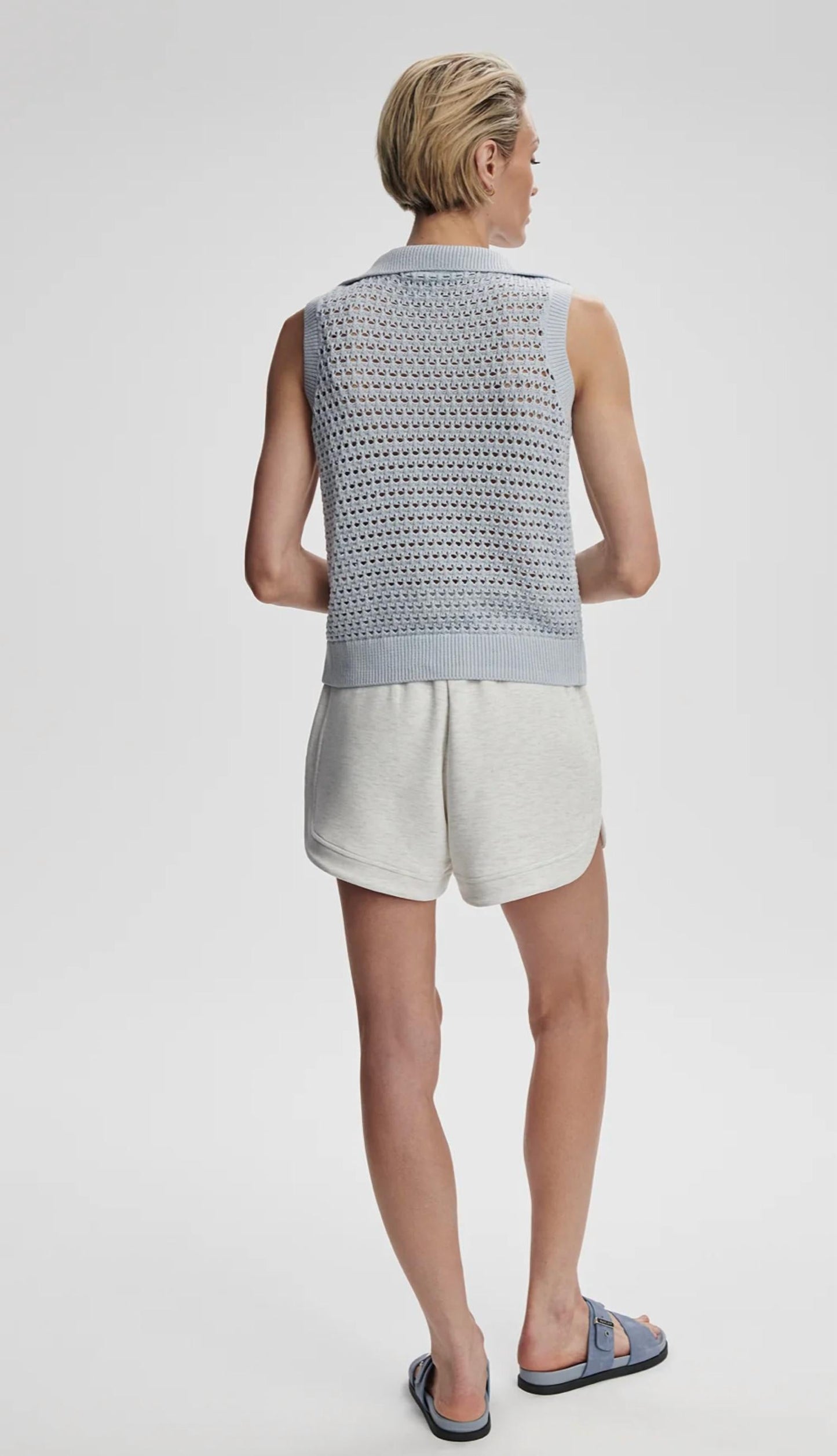 Varley - Bains Half Zip Tank Top