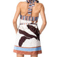 Ciebon - Lio Cross Neck Halter Mini Dress