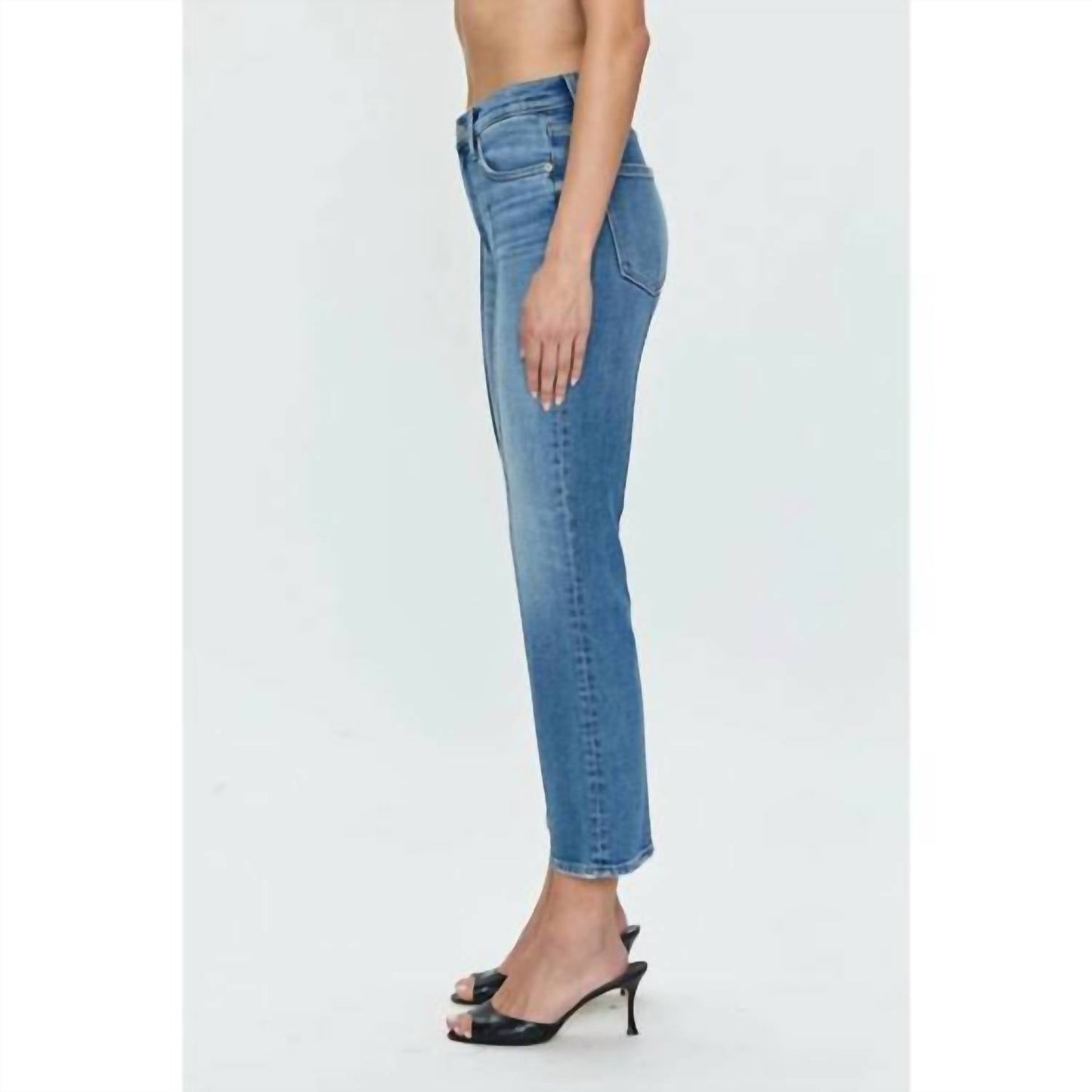 Pistola - Lennon Pin-tuck High Rise Crop Boot