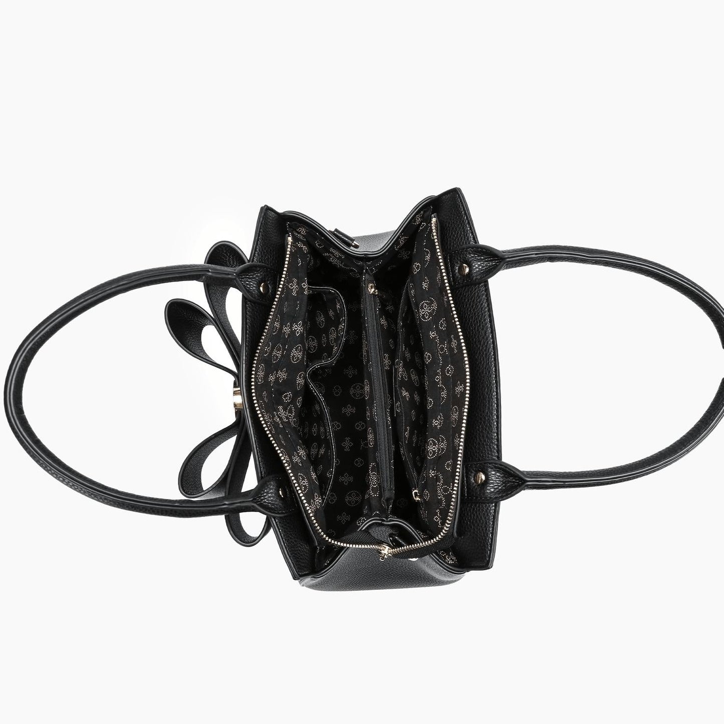 Like Dreams - Women's Poppy Bowtie Top Handle Satchel Bag