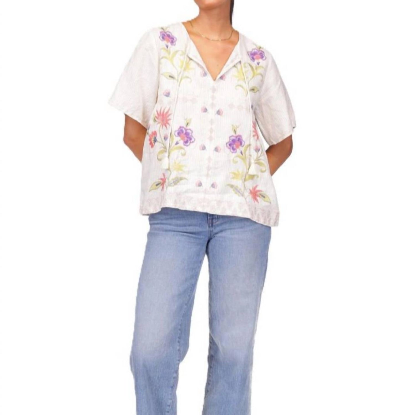 Johnny Was - Calista Ruffle Sleeve Field Blouse