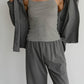 Donni. - Pointelle Square Neck Tank Top