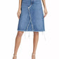 Frame - Deconstructed Denim Midi Skirt