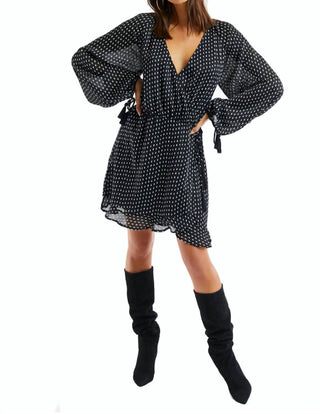 Allison New York - Paint Dot Wrap Dress