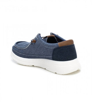Xti - Mocassins de lona Jack masculinos