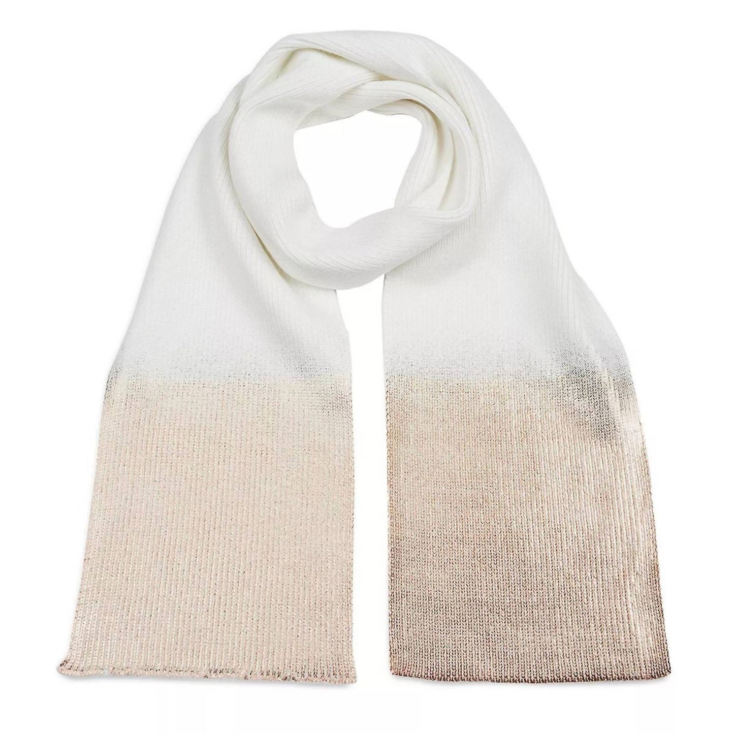 Jocelyn - Women Ombre Metallic Knit Scarf