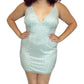 Aleta - Aleta 987 Stunning V-neckline Cocktail Dress