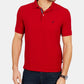 Camisa polo masculina Nautica, feita de forma sustentável, vermelha, tamanho pequeno