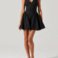 Astr - Nicole V Neck Halter Mini Dress