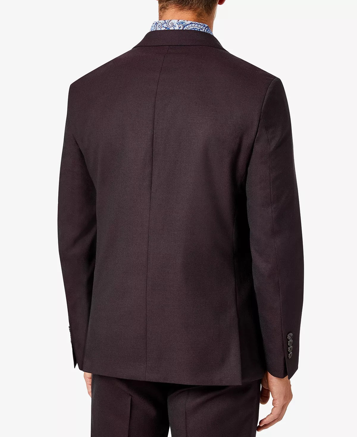 Terno de lã clássico masculino Tallia, jaqueta separada, vermelho, tamanho 38