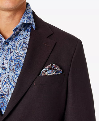 Terno de lã clássico masculino Tallia, jaqueta separada, vermelho, tamanho 38