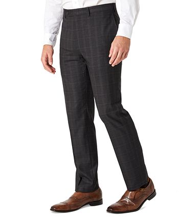 Calça social slim fit masculina Calvin Klein cinza tamanho 32x30