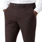 Calça social masculina Calvin Klein xadrez skinny fit marrom tamanho 34x34